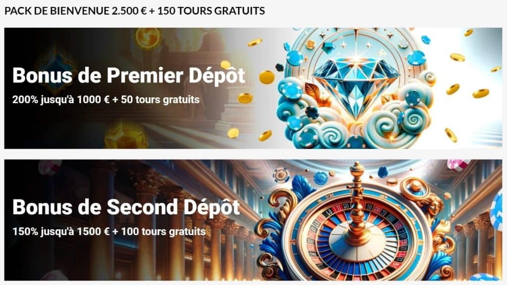 pack bienvenue Royal Vincit Casino